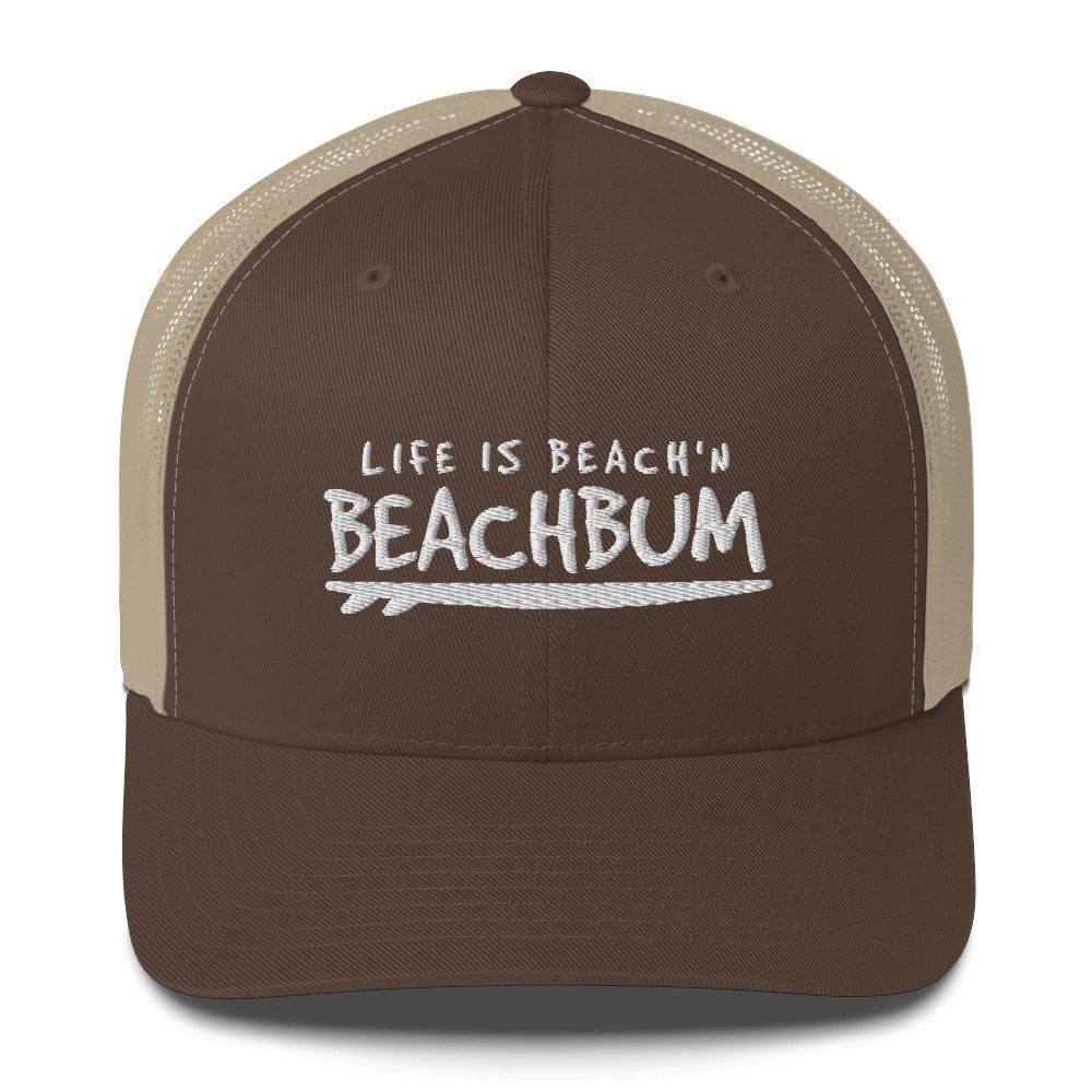 Official Beach Bum Trucker Cap- Surf Board
