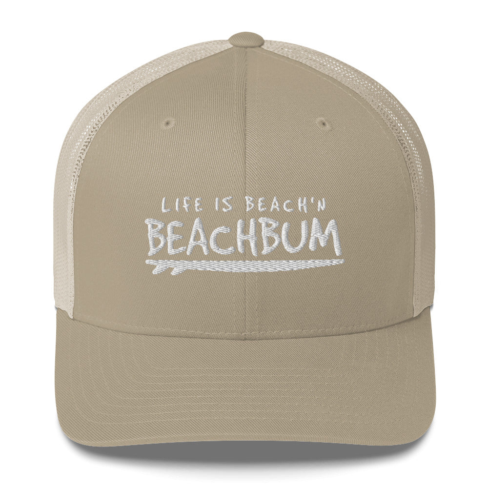 Official Beach Bum Trucker Cap- Surf Board