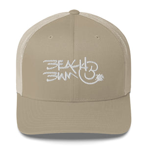 Official Beach Bum Trucker Cap- Compact Logo