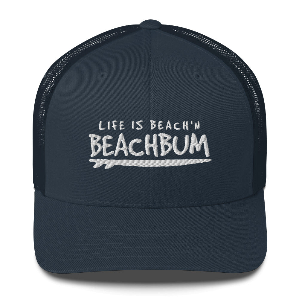 Official Beach Bum Trucker Cap- Surf Board
