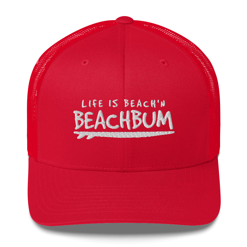 Official Beach Bum Trucker Cap- Surf Board