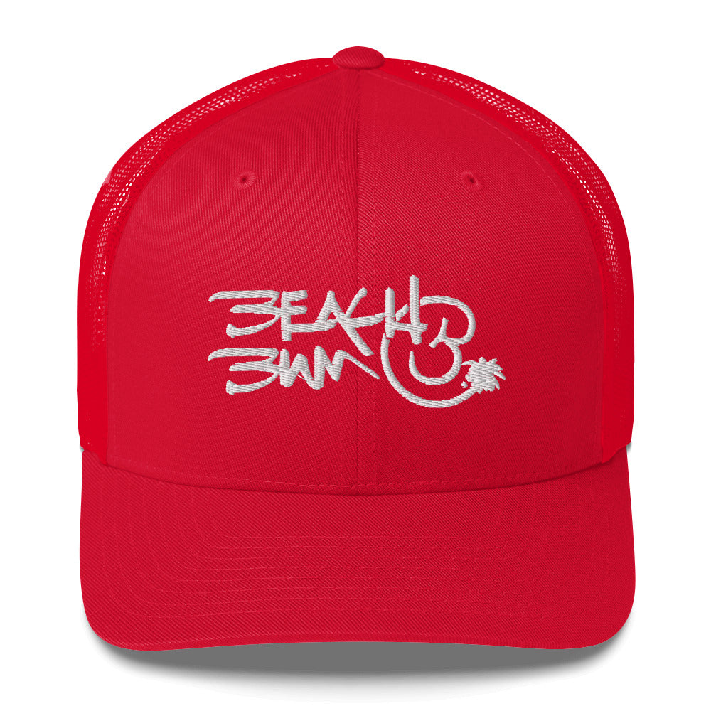 Official Beach Bum Trucker Cap- Compact Logo