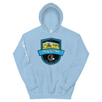 Official Beach Bum Unisex Hoodie- Surf • Beach • Fish Shield