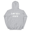 Official Beach Bum Unisex Hoodie- Locals Only (Art on Back)