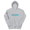 Official Beach Bum Unisex Hoodie- Blue Hibiscus