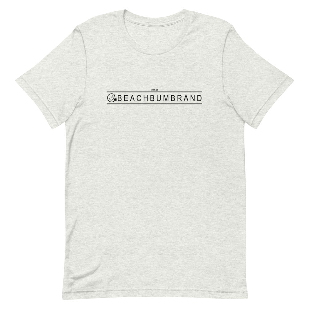 Official Beach Bum Short-Sleeve Unisex T-Shirt- The Beach Badge (Art on Back)
