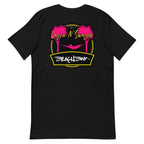 Official Beach Bum Short-Sleeve Unisex T-Shirt- Layin N' Swayin (Art on Back)