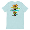 Official Beach Bum Short-Sleeve Unisex T-Shirt- Which Way to the Beach (Art on Back)