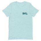 Official Beach Bum Short-Sleeve Unisex T-Shirt- Which Way to the Beach (Art on Back)