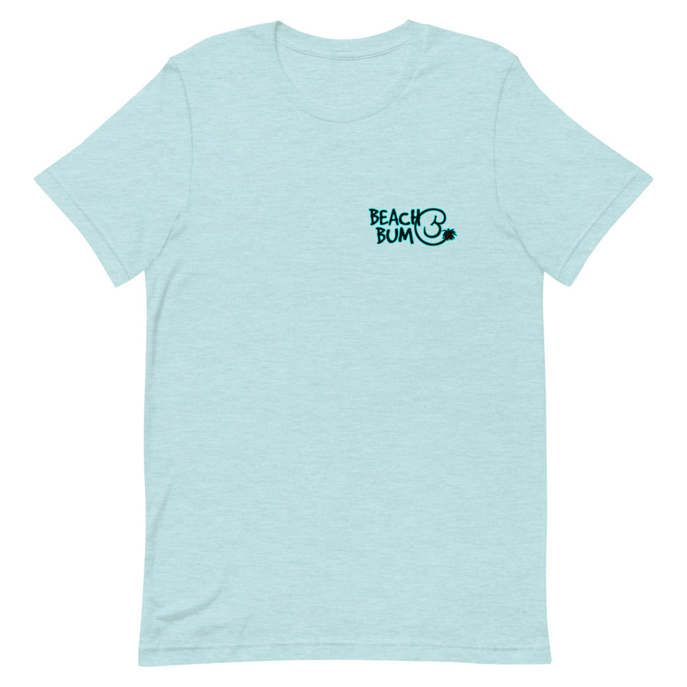 Official Beach Bum Short-Sleeve Unisex T-Shirt- Your Tie, Mai Tai (Art on Back)