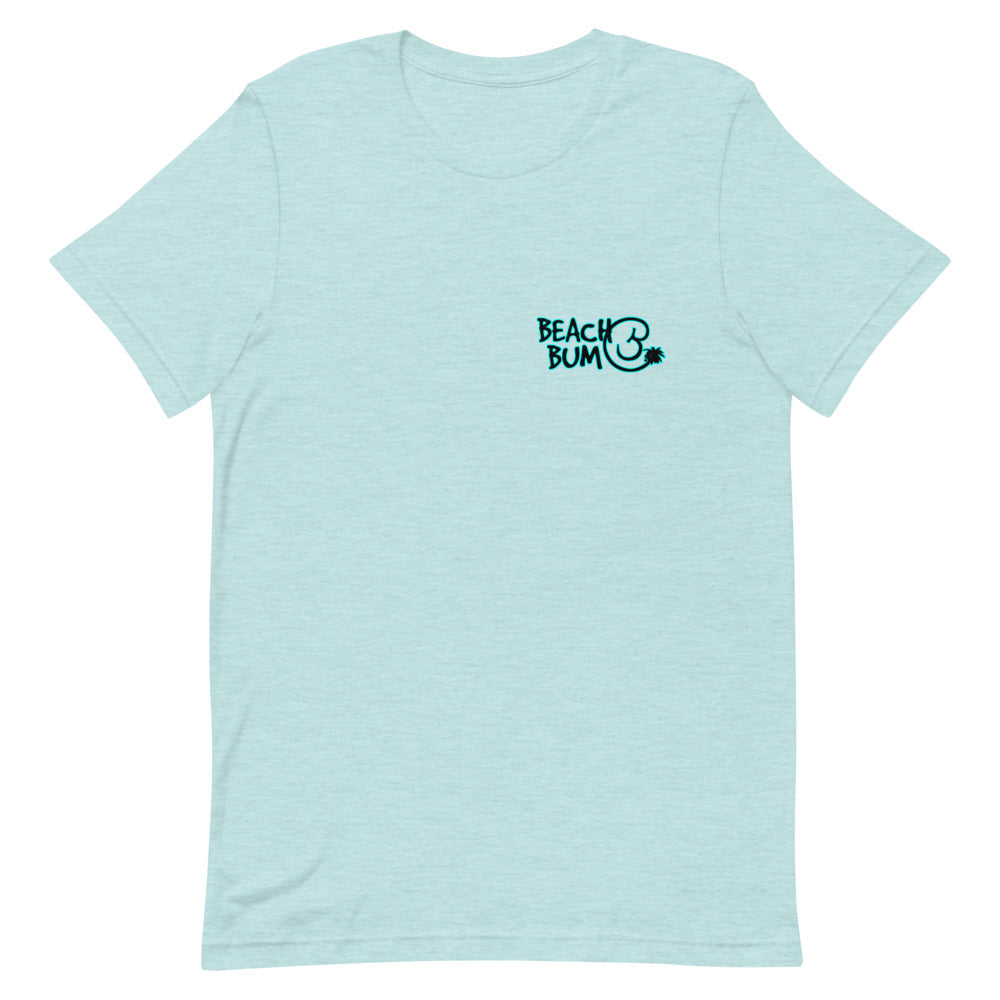 Official Beach Bum Short-Sleeve Unisex T-Shirt- Mean Mahi (Art on Back)
