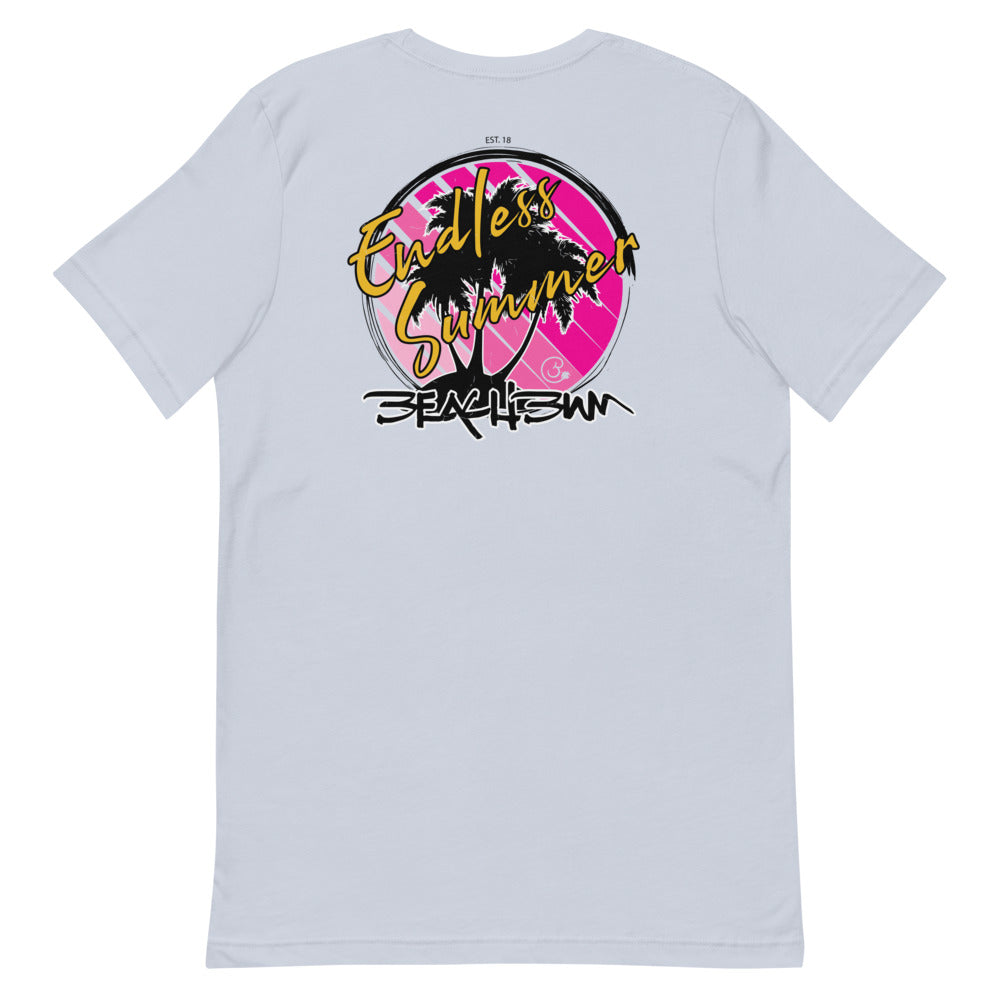 Official Beach Bum Short-Sleeve Unisex T-Shirt- Endless Summer (Art on Back)