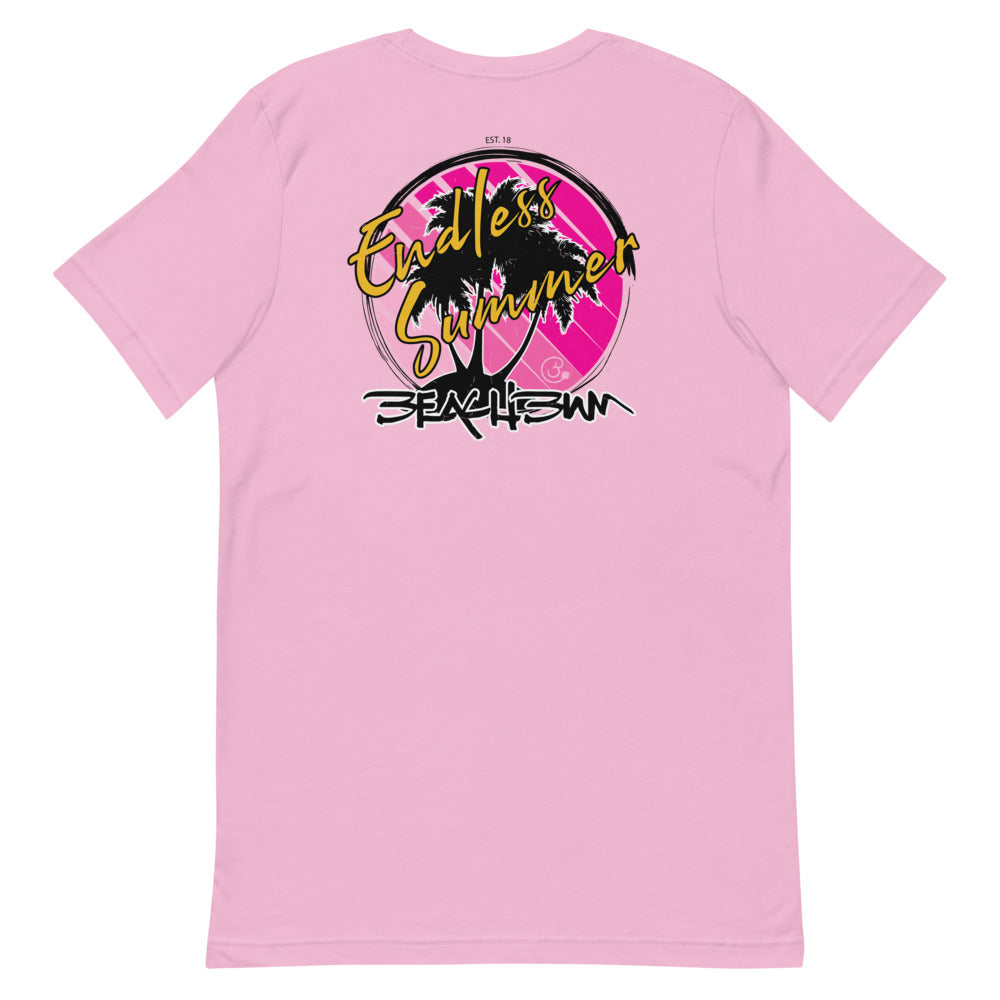 Official Beach Bum Short-Sleeve Unisex T-Shirt- Endless Summer (Art on Back)