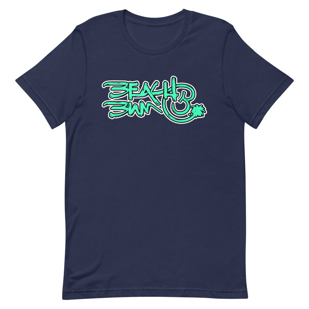 Official Beach Bum Short-Sleeve Unisex T-Shirt- Compact Logo Tee