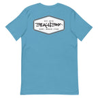 Official Beach Bum Short-Sleeve Unisex T-Shirt- The Beach Badge (Art on Back)