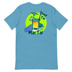 Official Beach Bum Short-Sleeve Unisex T-Shirt- Your Tie, Mai Tai (Art on Back)