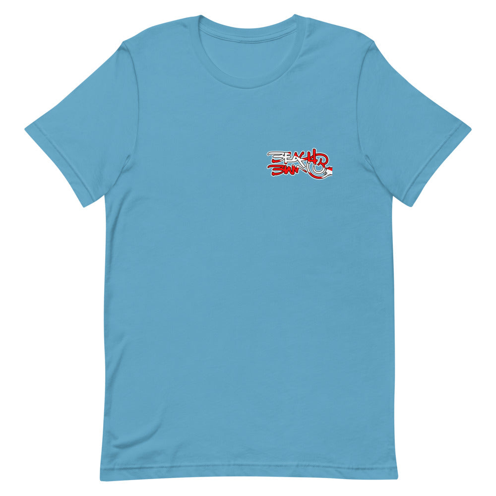 Official Beach Bum Short-Sleeve Unisex T-Shirt- Tanked (Art on Back)