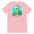 Official Beach Bum Short-Sleeve Unisex T-Shirt- Beer Fishy Fishy (Art on Back)