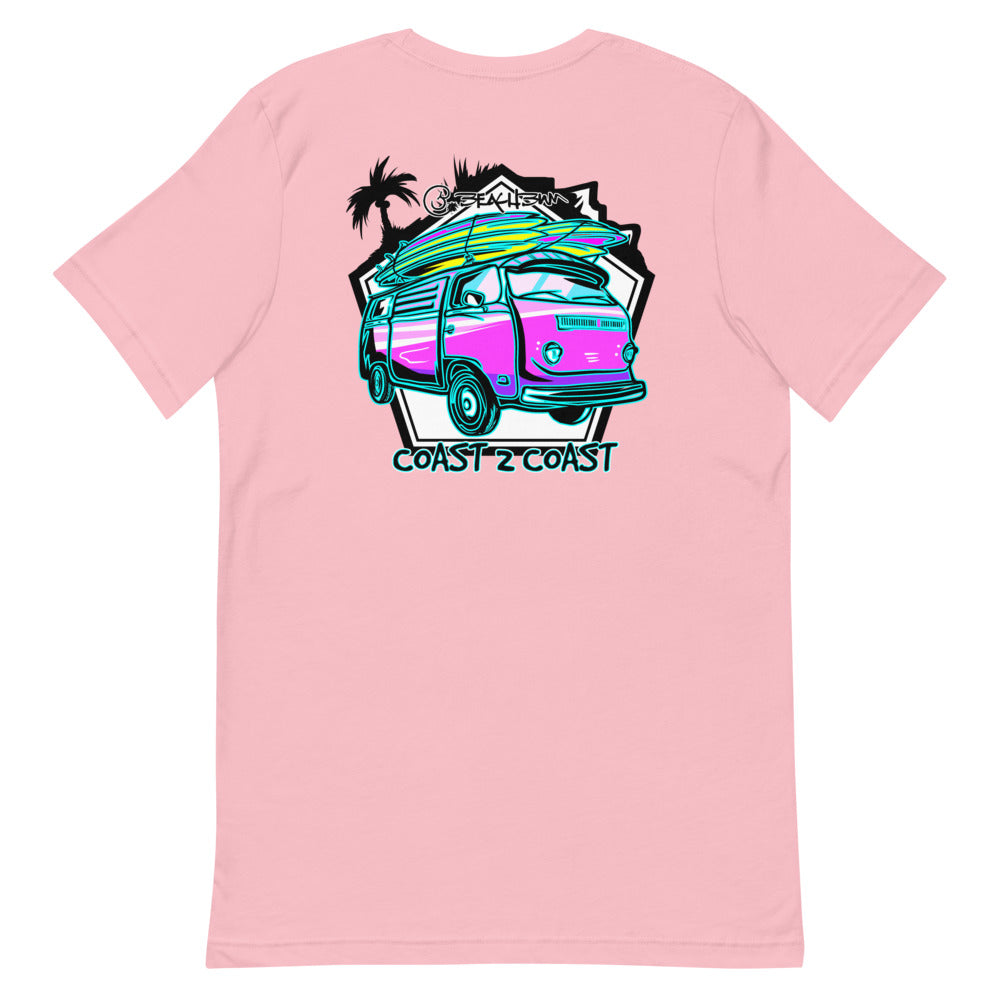 Official Short-Sleeve Unisex T-Shirt- Coast 2 Coast (Art on Back)