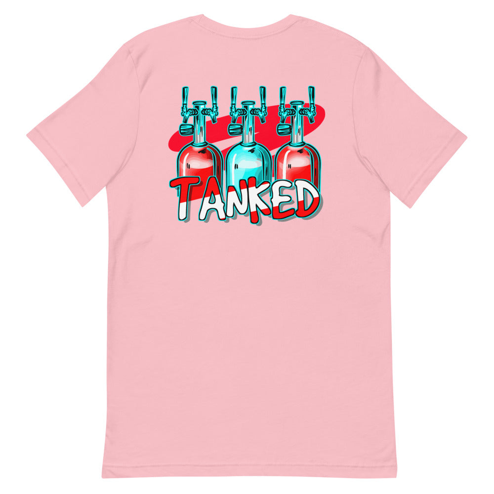 Official Beach Bum Short-Sleeve Unisex T-Shirt- Tanked (Art on Back)