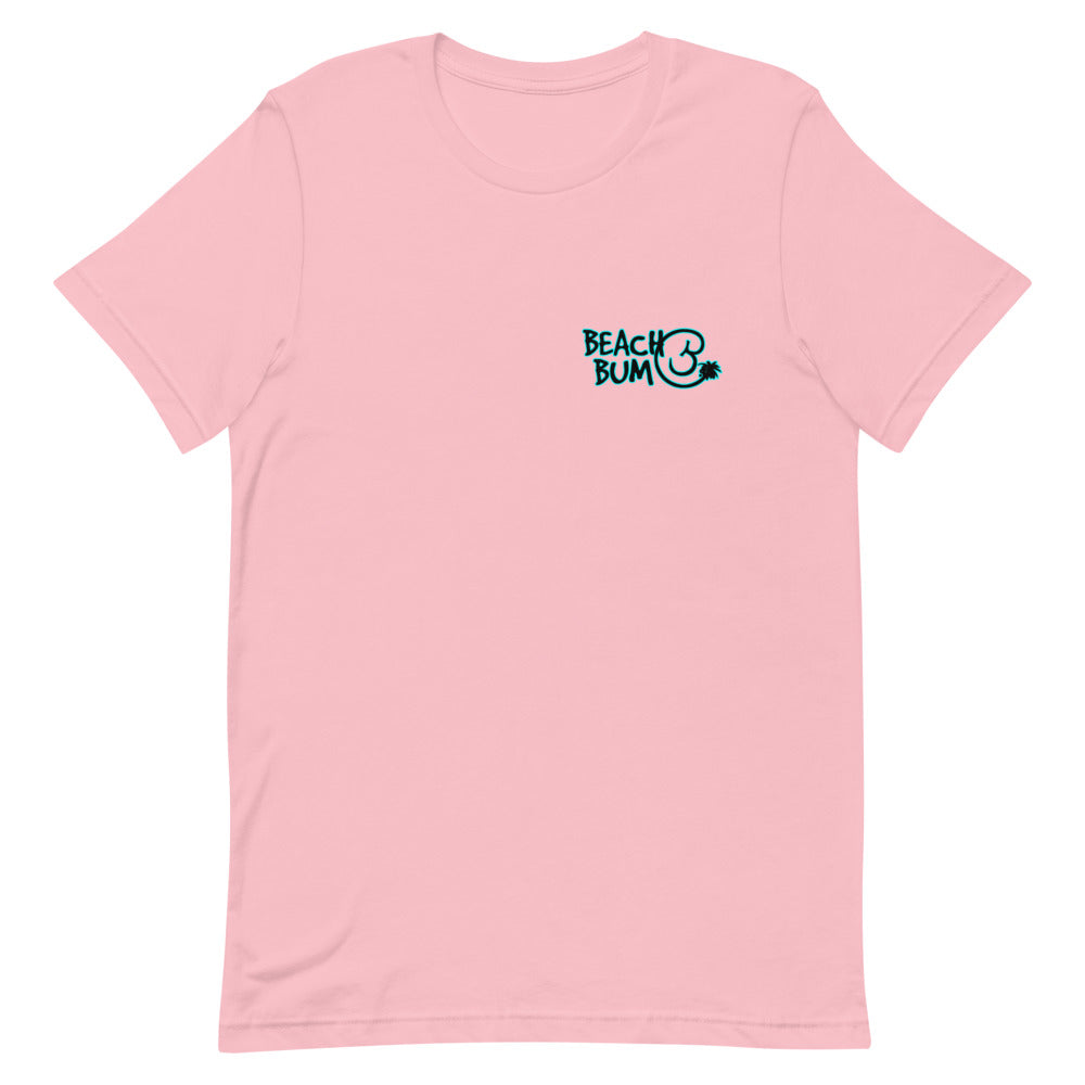 Official Beach Bum Short-Sleeve Unisex T-Shirt- Your Tie, Mai Tai (Art on Back)