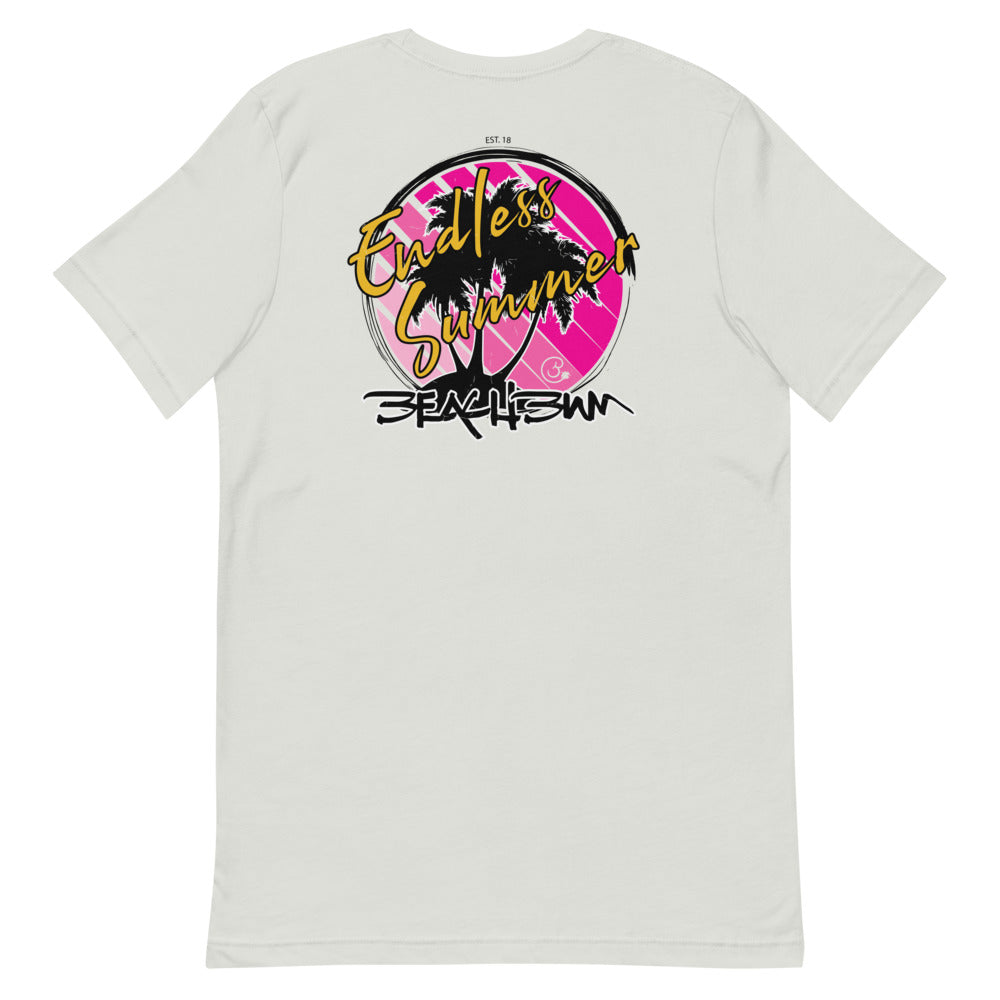 Official Beach Bum Short-Sleeve Unisex T-Shirt- Endless Summer (Art on Back)