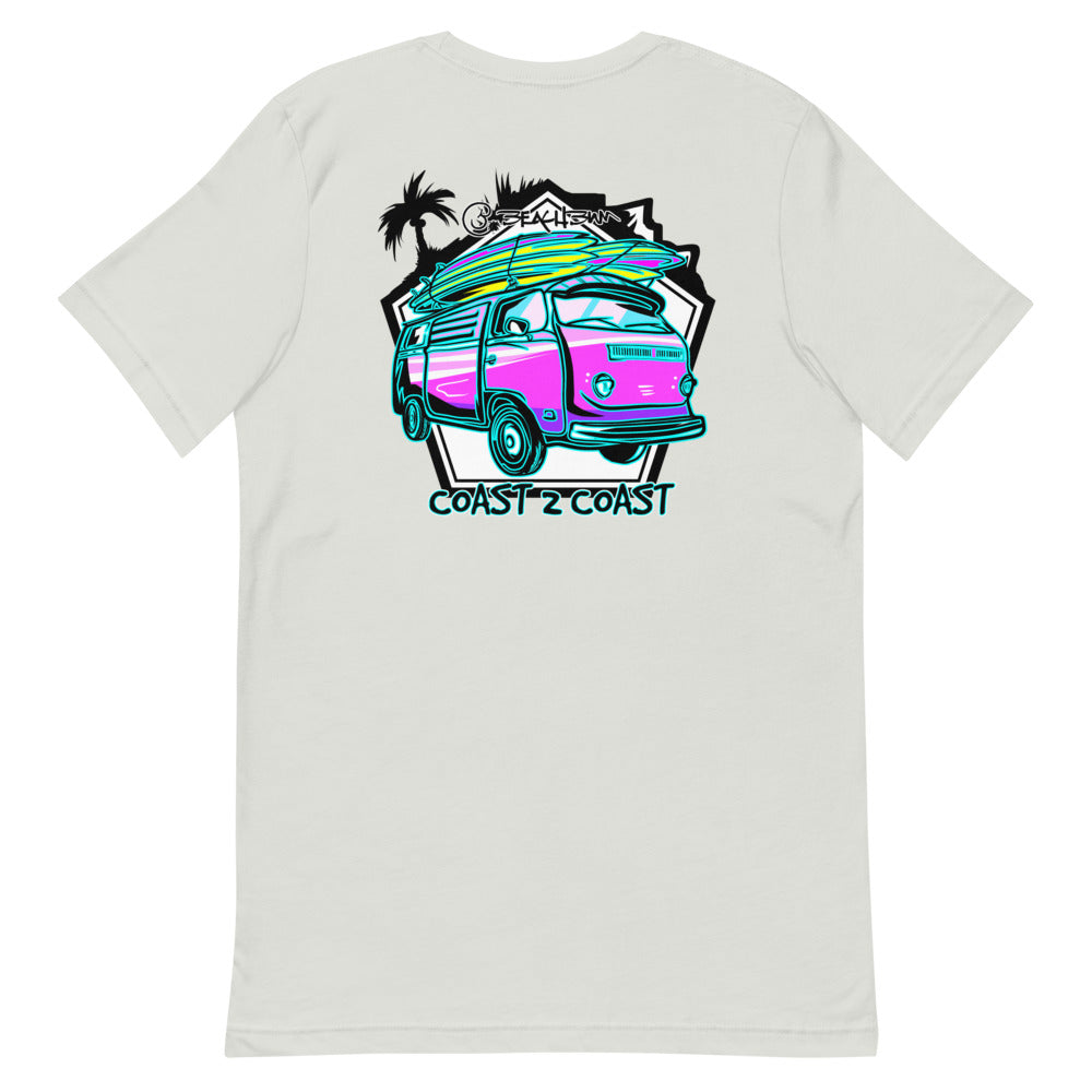 Official Short-Sleeve Unisex T-Shirt- Coast 2 Coast (Art on Back)