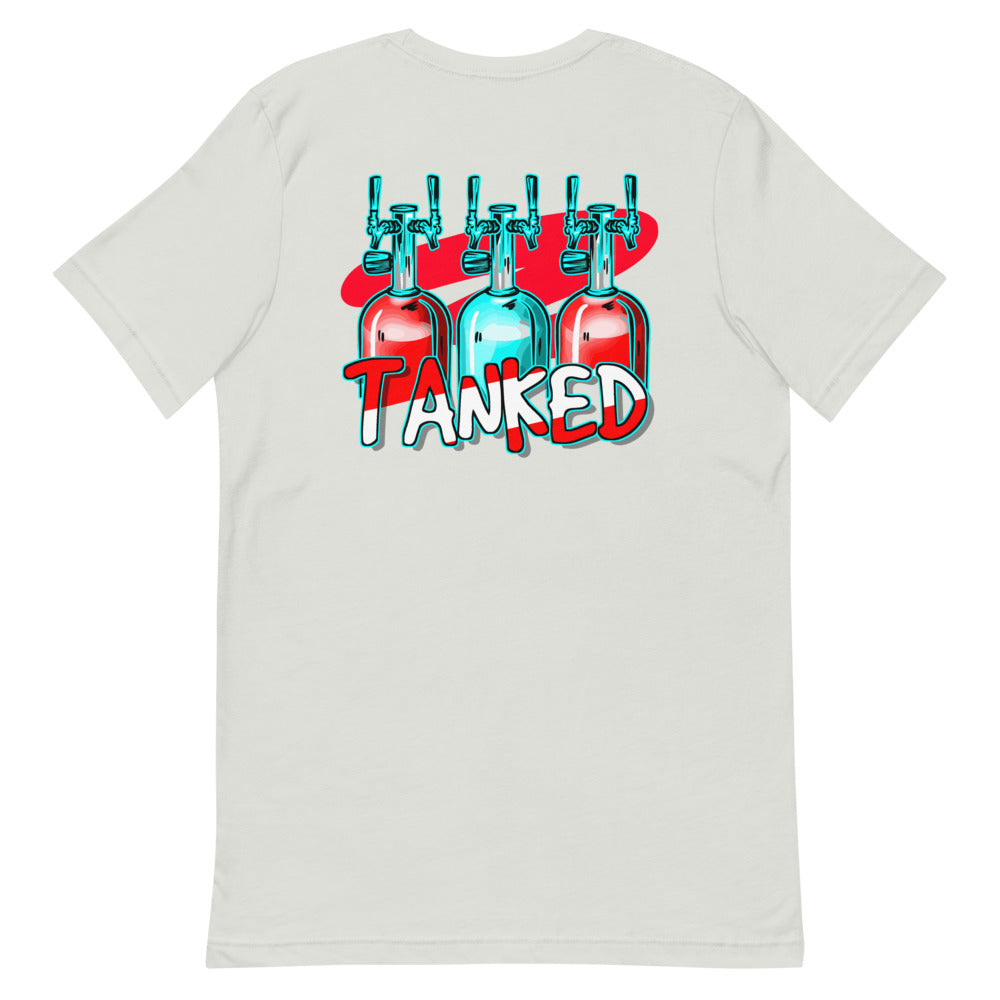 Official Beach Bum Short-Sleeve Unisex T-Shirt- Tanked (Art on Back)