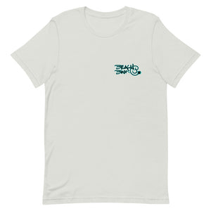 Official Beach Bum Short-Sleeve Unisex T-Shirt- Which Way to the Beach (Art on Back)