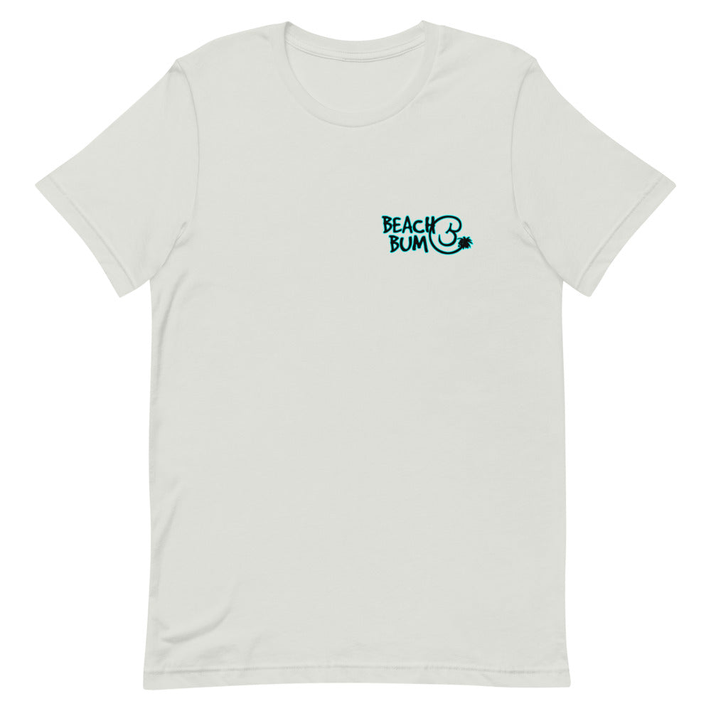 Official Beach Bum Short-Sleeve Unisex T-Shirt- Your Tie, Mai Tai (Art on Back)