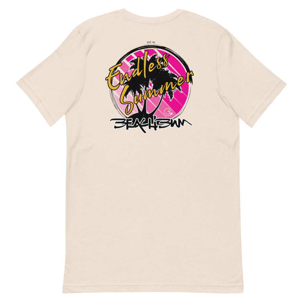 Official Beach Bum Short-Sleeve Unisex T-Shirt- Endless Summer (Art on Back)