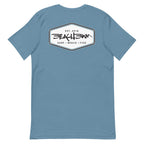 Official Beach Bum Short-Sleeve Unisex T-Shirt- The Beach Badge (Art on Back)