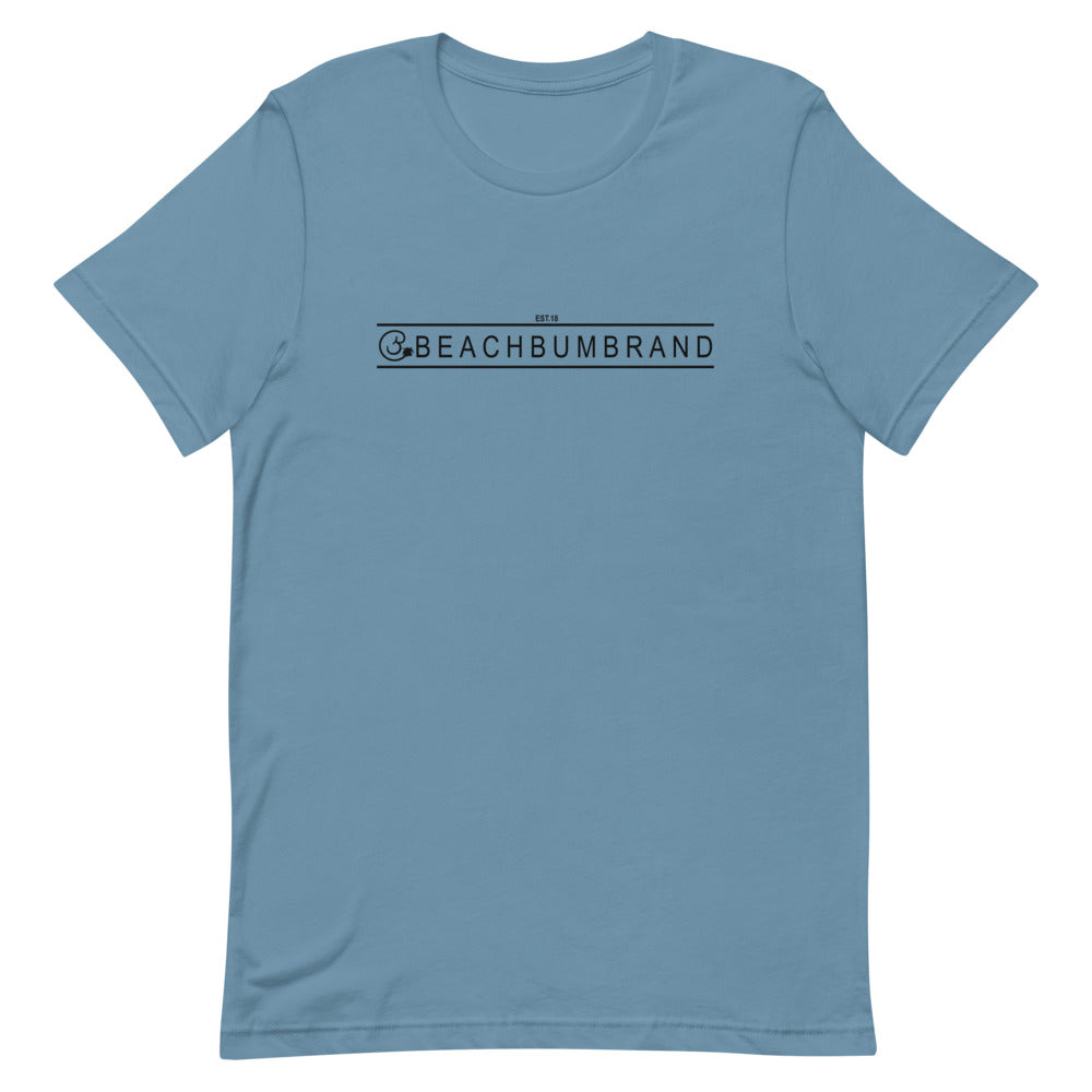 Official Beach Bum Short-Sleeve Unisex T-Shirt- The Beach Badge (Art on Back)