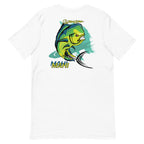 Official Beach Bum Short-Sleeve Unisex T-Shirt- Mean Mahi (Art on Back)