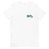 Official Beach Bum Short-Sleeve Unisex T-Shirt- Which Way to the Beach (Art on Back)