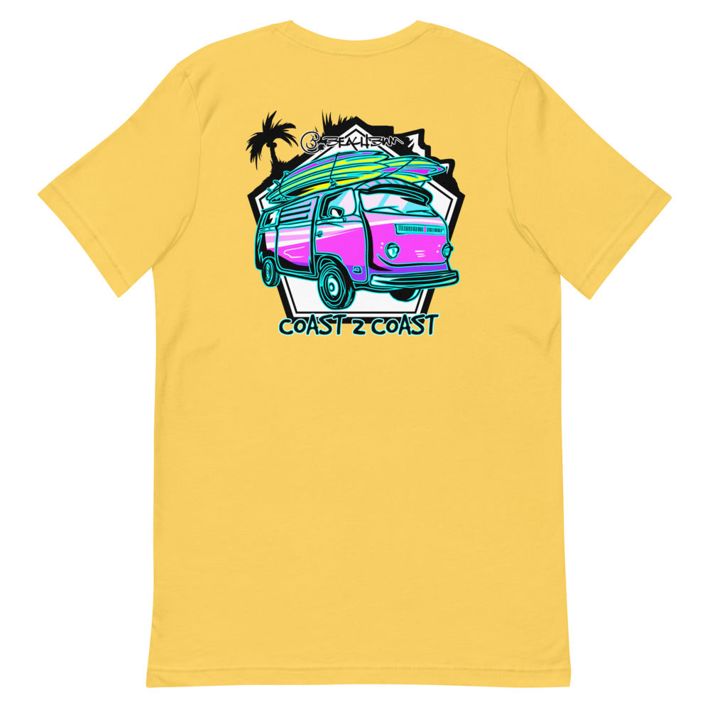Official Short-Sleeve Unisex T-Shirt- Coast 2 Coast (Art on Back)