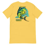 Official Beach Bum Short-Sleeve Unisex T-Shirt- Mean Mahi (Art on Back)