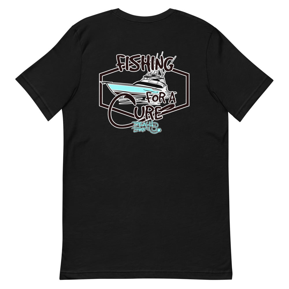 Official Beach Short-Sleeve Unisex T-Shirt- Fishing For A Cure