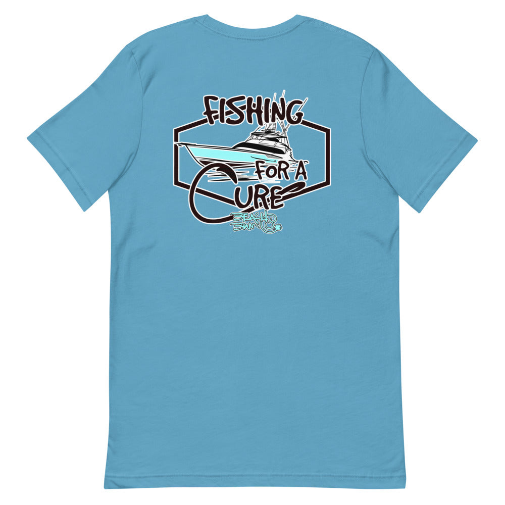 Official Beach Short-Sleeve Unisex T-Shirt- Fishing For A Cure