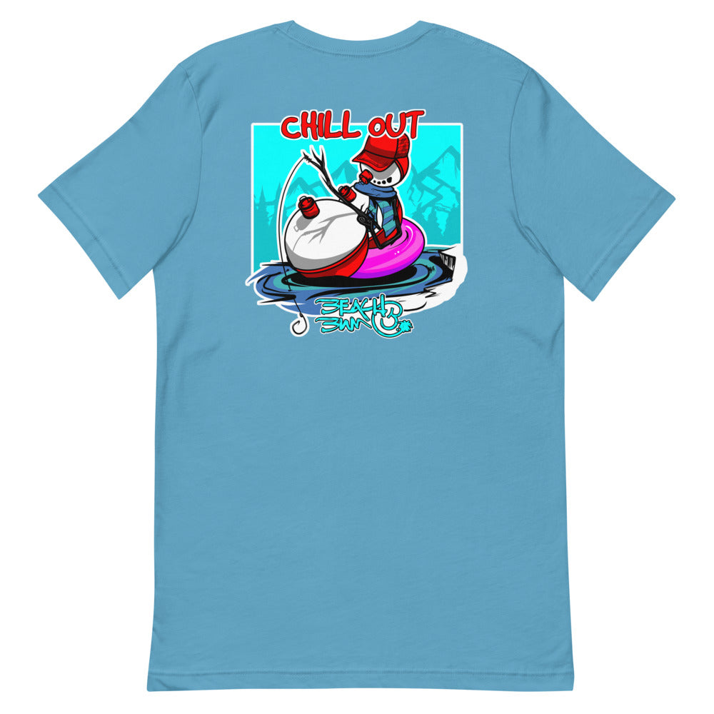 Official Beach Bum Short-Sleeve Unisex T-Shirt- Chill Out (Art on Back)