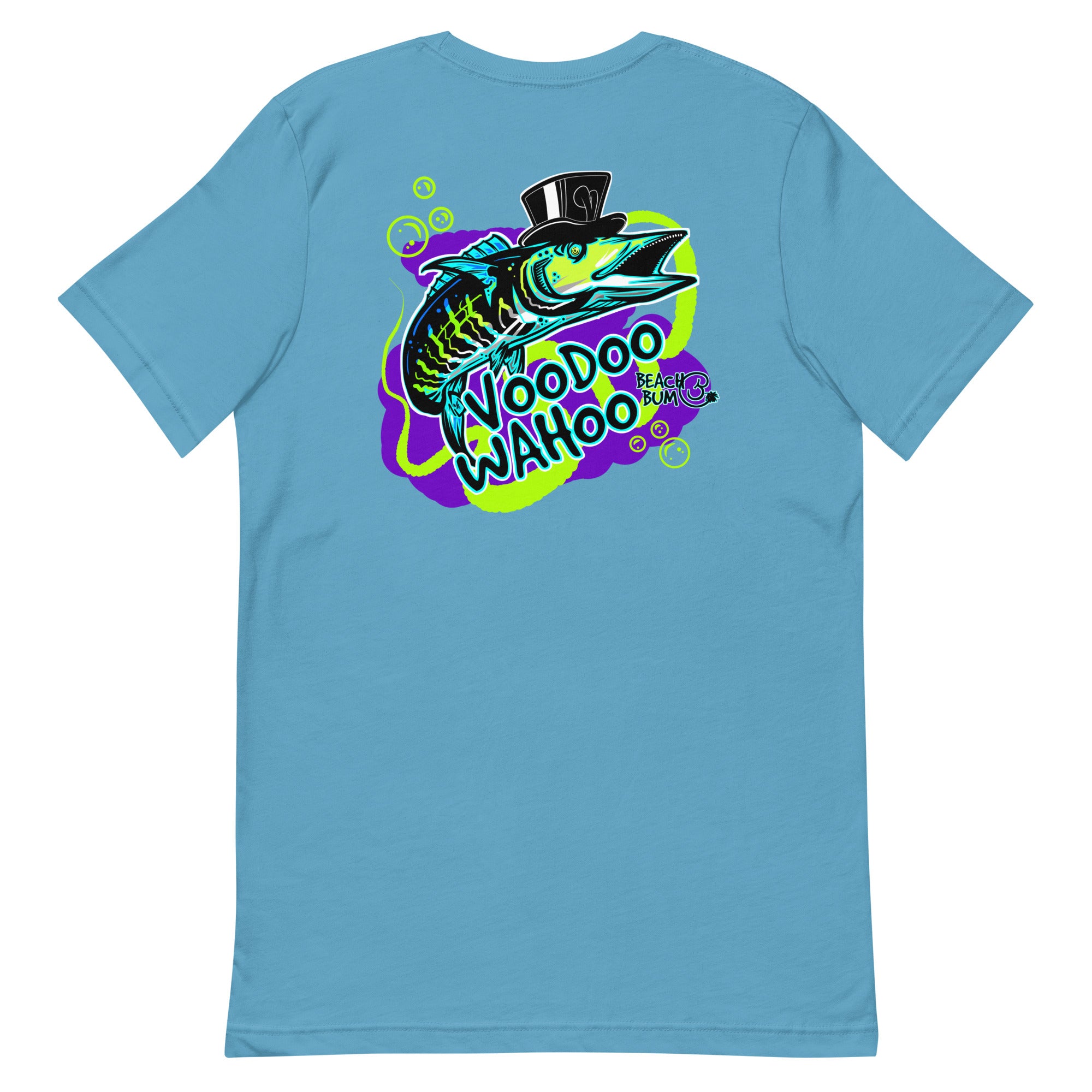 Official Beach Bum Unisex T-Shirt- VooDoo Wahoo (Art on Back)