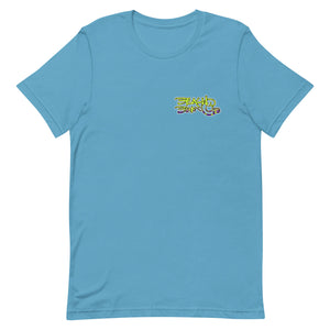 Official Beach Bum Unisex t-shirt- VooDoo Wahoo (Art on Back)