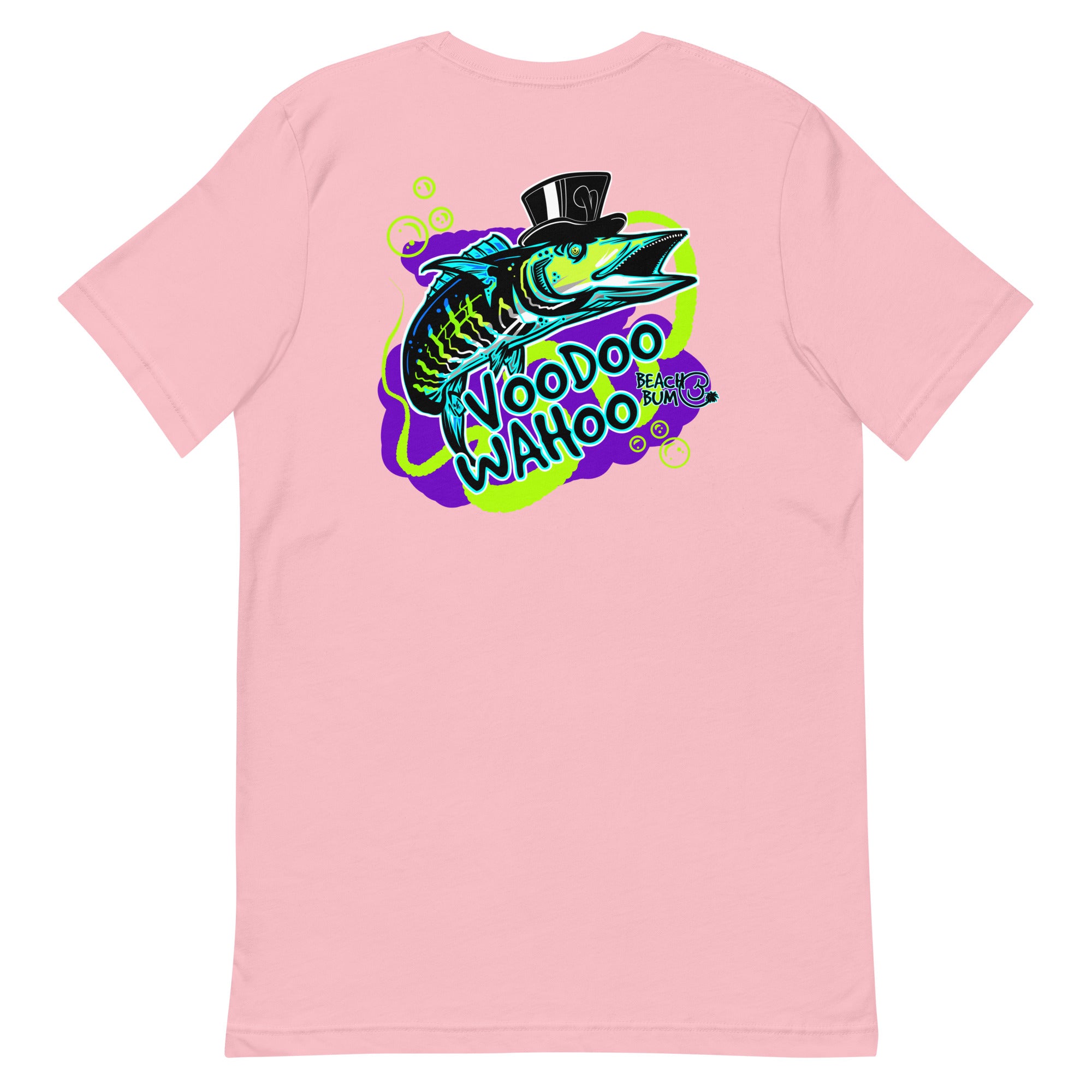 Official Beach Bum Unisex T-Shirt- VooDoo Wahoo (Art on Back)