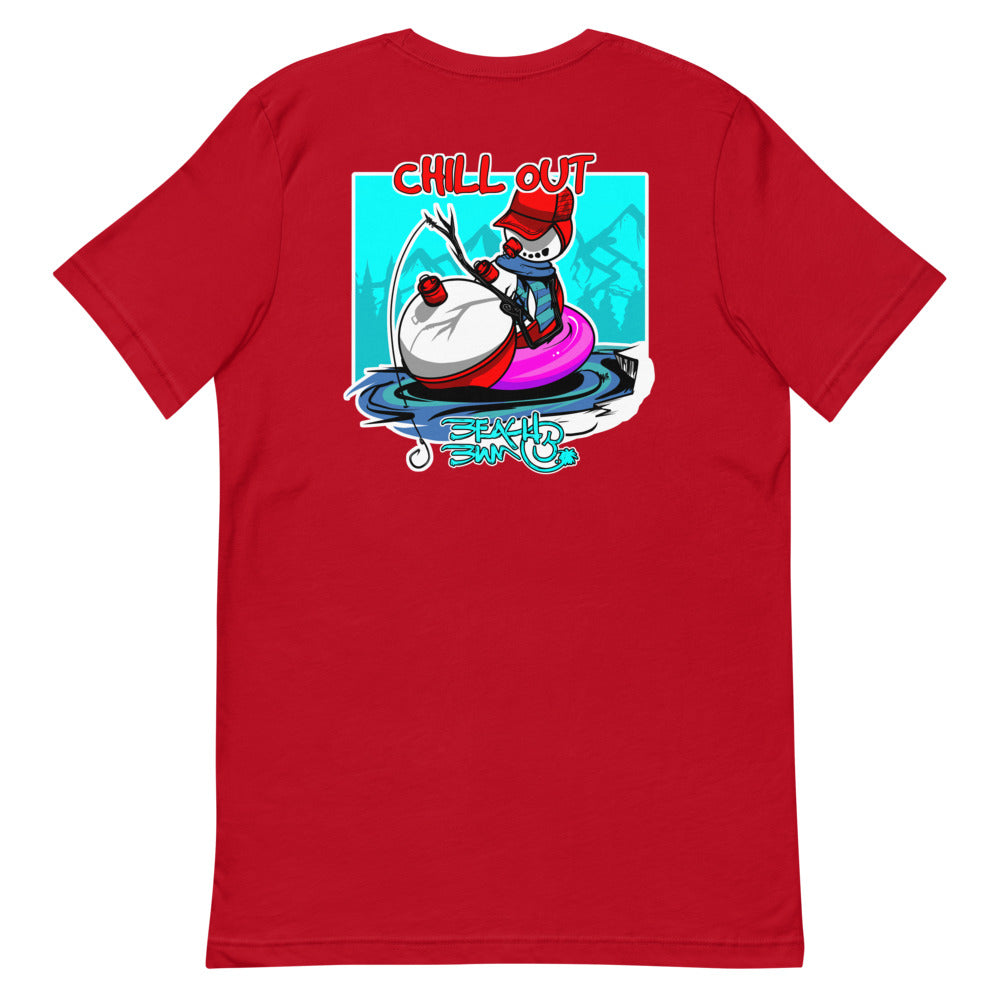 Official Beach Bum Short-Sleeve Unisex T-Shirt- Chill Out (Art on Back)