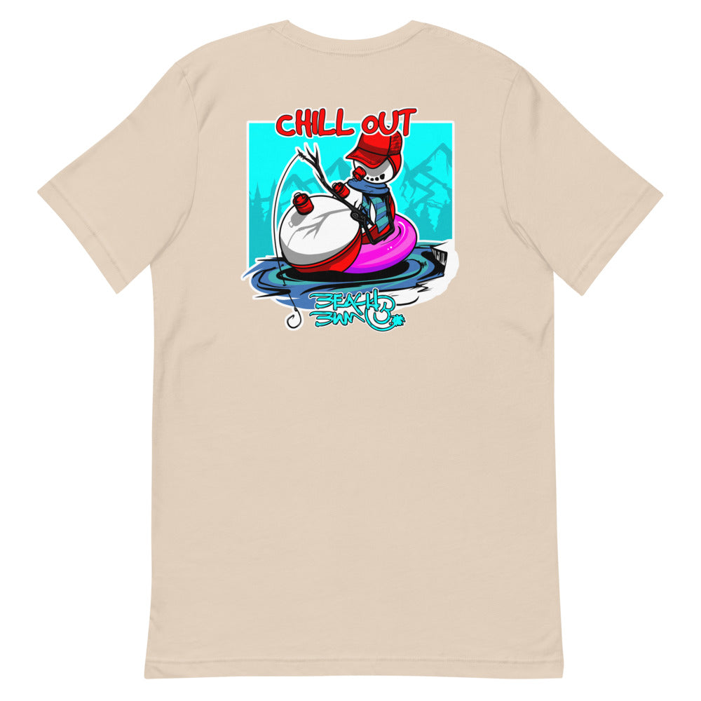 Official Beach Bum Short-Sleeve Unisex T-Shirt- Chill Out (Art on Back)