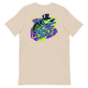 Official Beach Bum Unisex t-shirt- VooDoo Wahoo (Art on Back)