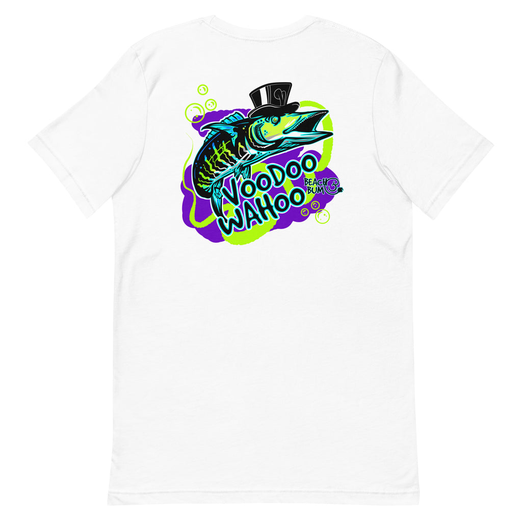 Official Beach Bum Unisex T-Shirt- VooDoo Wahoo (Art on Back)