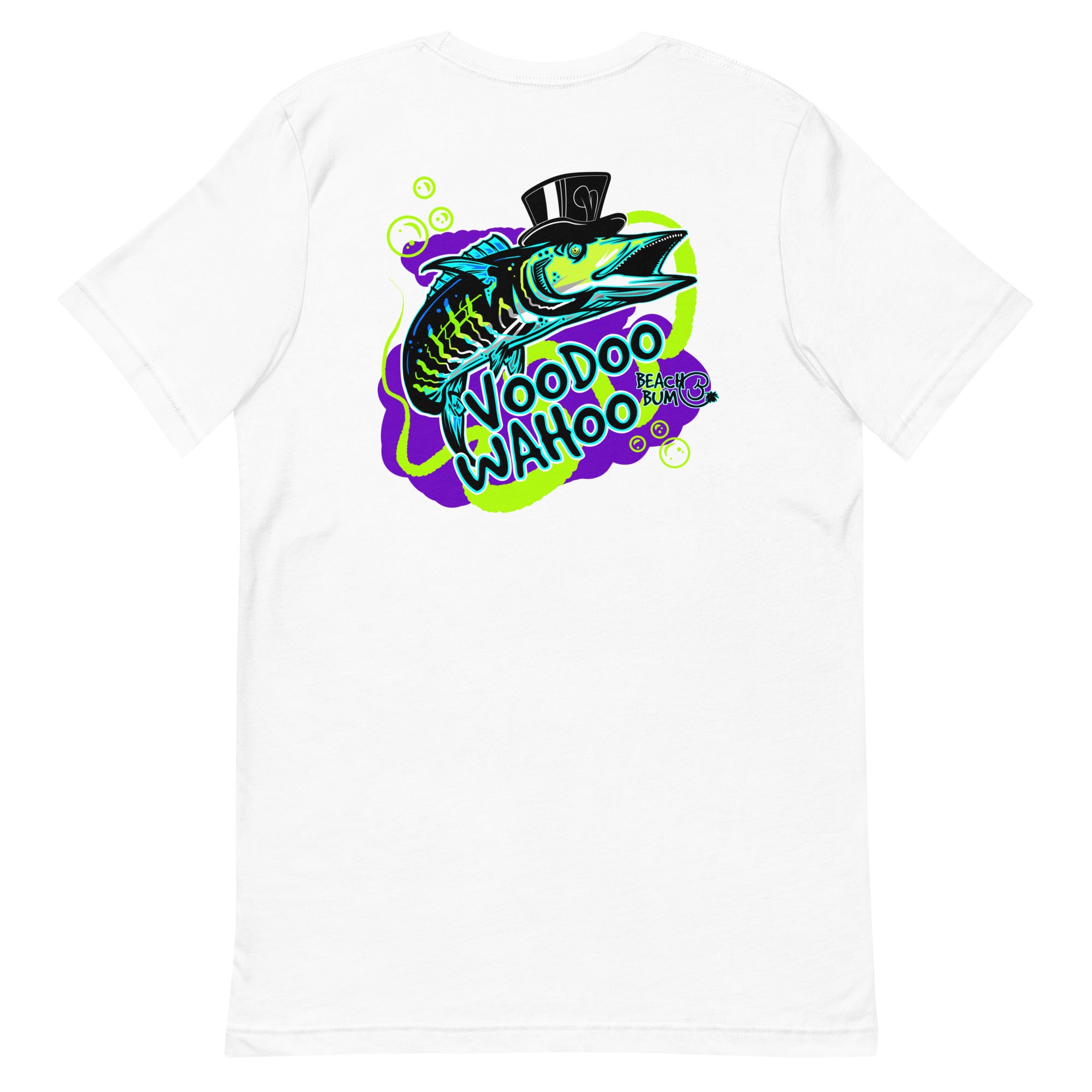 Official Beach Bum Unisex T-Shirt- VooDoo Wahoo (Art on Back)