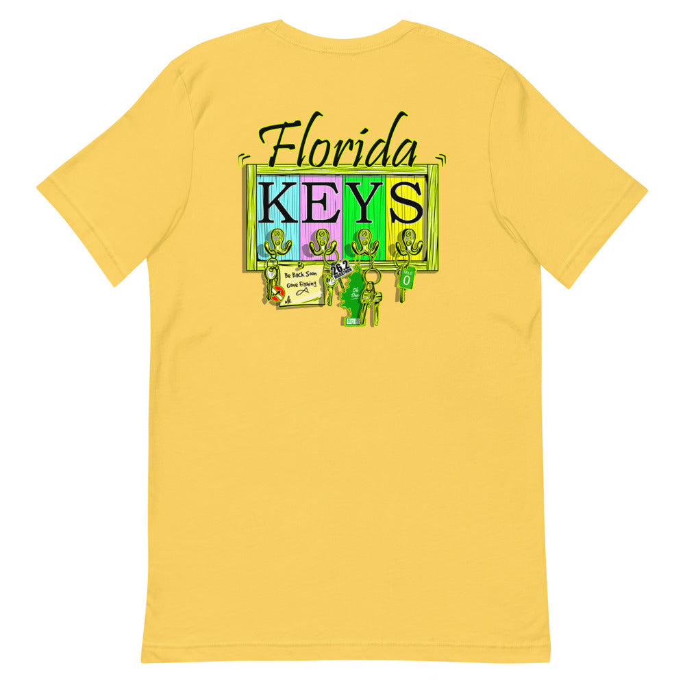 Official Beach Bum Short-Sleeve Unisex T-Shirt- Florida Keys