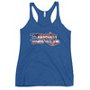 Official Beach Bum Women's Racerback Tank- Compact Logo USA